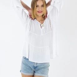 SHOKO Blouse Felia White Tops & T-Shirts