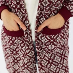 SHOKO Cardigan Grandiose Burgundy