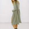 SHOKO Cardigan Mary In Olive Green. Cardigans & Jackets