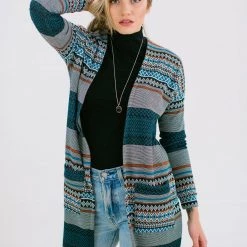 SHOKO Cardigan Mona In Funky Aztec Cardigans & Jackets