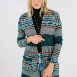 SHOKO Cardigan Mona In Funky Aztec Cardigans & Jackets