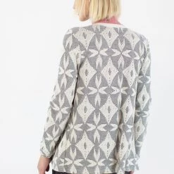 SHOKO Cardigans & Jackets Cardigan Naomi Snowflake Grey.