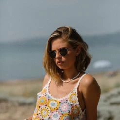 SHOKO New In Crop Top Biba White