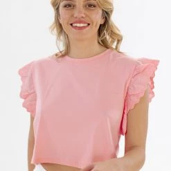SHOKO Crop Top Joy Pink