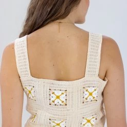 SHOKO New In Crop Top Lila Latte Beige