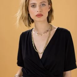 SHOKO New In Crop Top Paloma Black