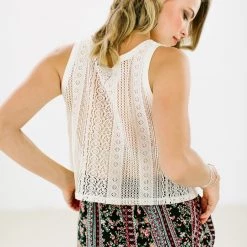 SHOKO Crop Top Rose Creme.