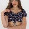 SHOKO Crop Top Violette Blue
