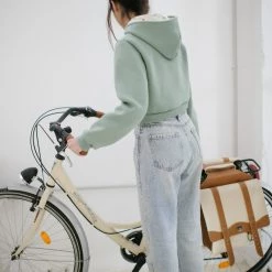 SHOKO Sweaters & Hoodies Cropped Hoodie Confetti Mint By Jo.