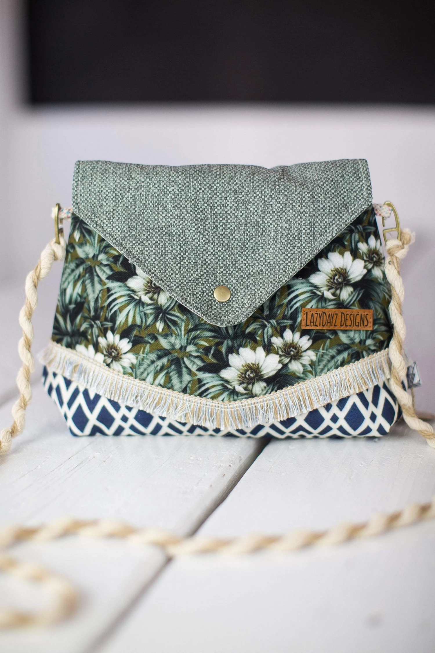 Shoko Bags Crossbody Bag Andalousia In Grey Floral Bags 8 Shoko Bags Crossbody Bag Andalousia In Grey Floral Bags