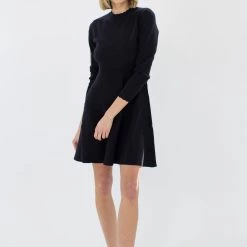 SHOKO Knit Dress Almeida Black Dresses
