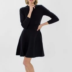 SHOKO Knit Dress Almeida Black Dresses