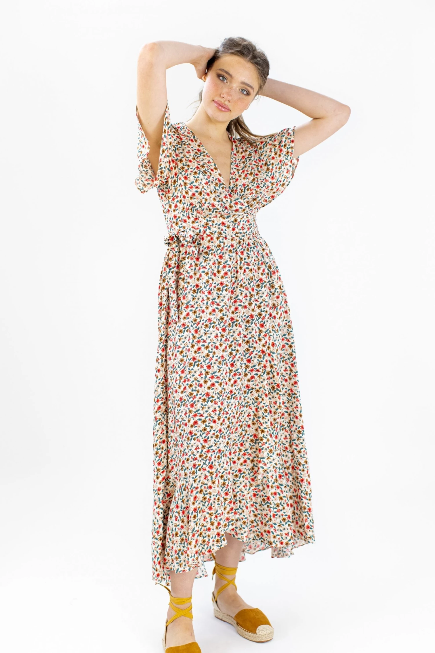 SHOKO Dress Alora Sand 1 SHOKO Dress Alora Sand