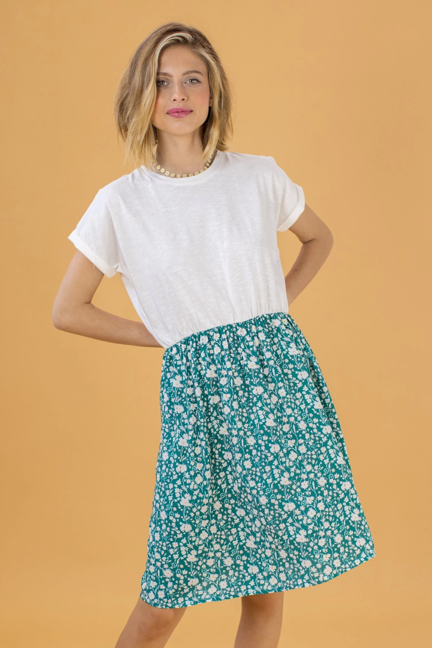 SHOKO Dress Annie Green Floral. New In 3 SHOKO Dress Annie Green Floral. New In