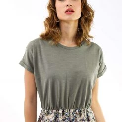 SHOKO Dress Annie Olive Floral. Dresses