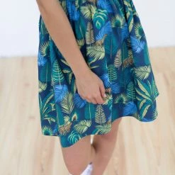 SHOKO Dresses Dress Annie Petrol Jungle.