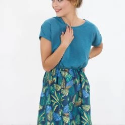 SHOKO Dresses Dress Annie Petrol Jungle.