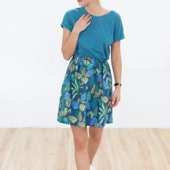 SHOKO Dresses Dress Annie Petrol Jungle.