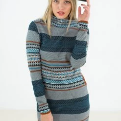 SHOKO Dresses Dress Astrid In Funky Aztec.