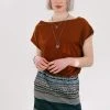 SHOKO Dress Baloux Brown And Funky Aztec