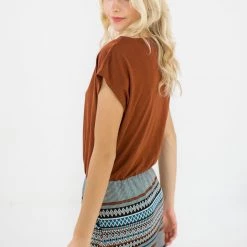 SHOKO Dress Baloux Brown And Funky Aztec
