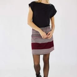 SHOKO Dresses Dress Baloux Dark Grey Aztec