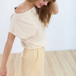 SHOKO Dresses Dress Baloux Yellow Stripes.