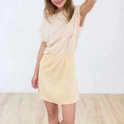 SHOKO Dresses Dress Baloux Yellow Stripes.
