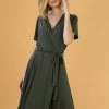SHOKO Dress Catherine Khaki New In