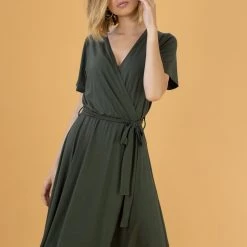 SHOKO Dress Catherine Khaki New In
