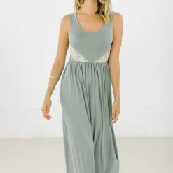 SHOKO Dress Dahlia Mint Lace.