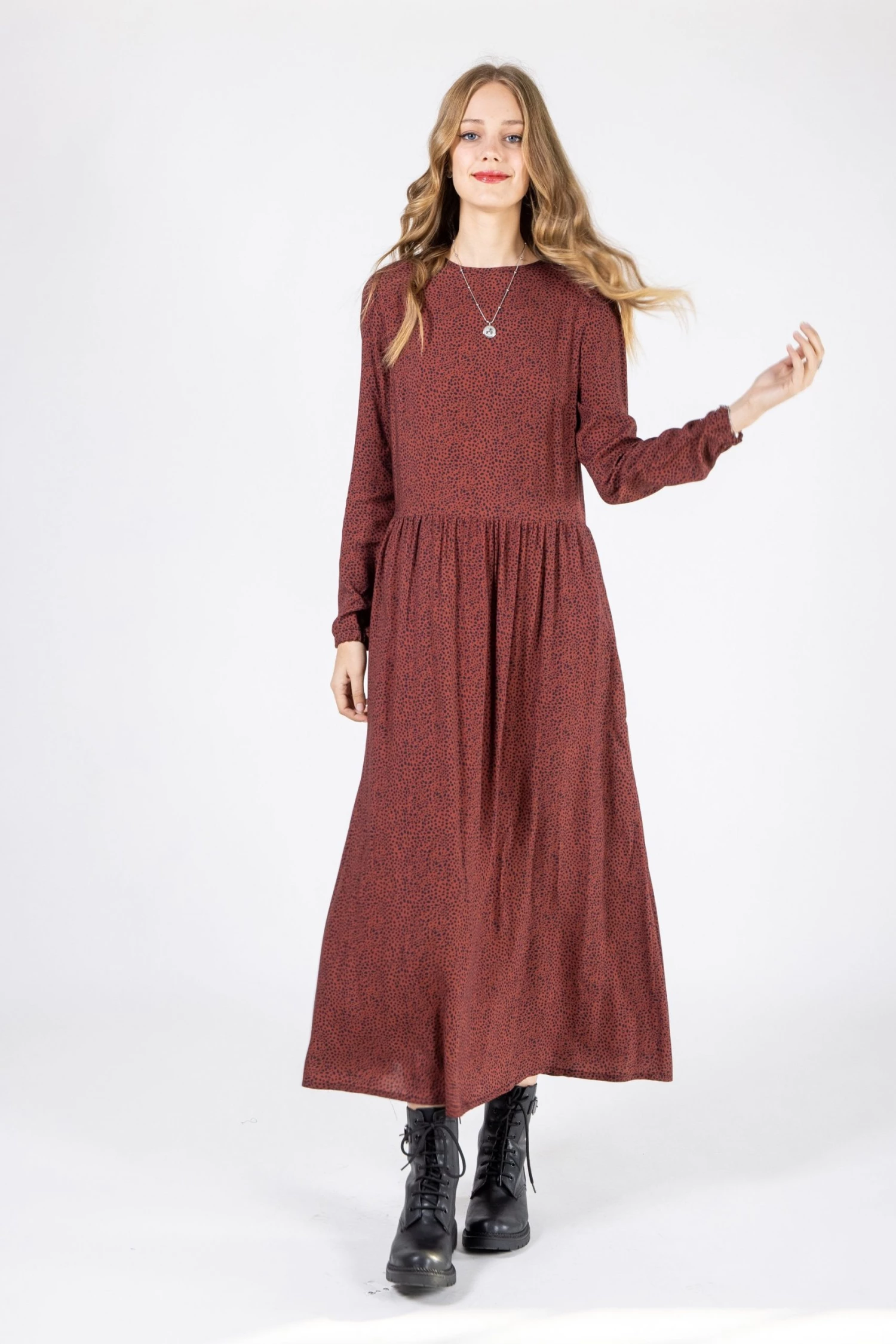 SHOKO Dress Daphne Chestnut Leo. Dresses 3 SHOKO Dress Daphne Chestnut Leo. Dresses