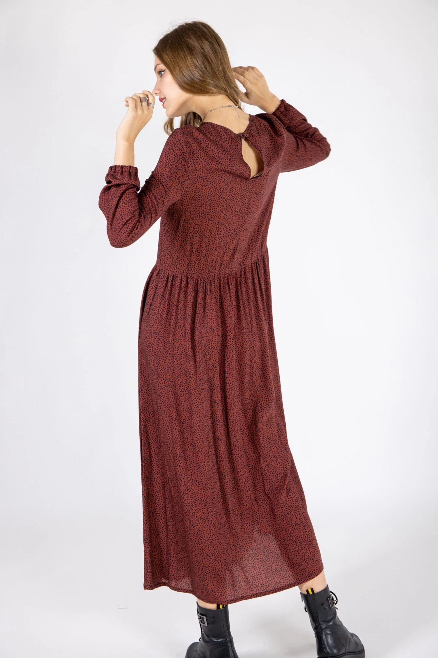 SHOKO Dress Daphne Chestnut Leo. Dresses 5 SHOKO Dress Daphne Chestnut Leo. Dresses