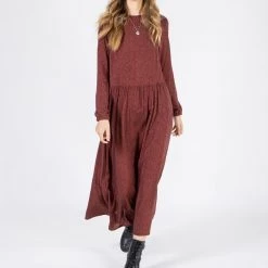 SHOKO Dress Daphne Chestnut Leo. Dresses