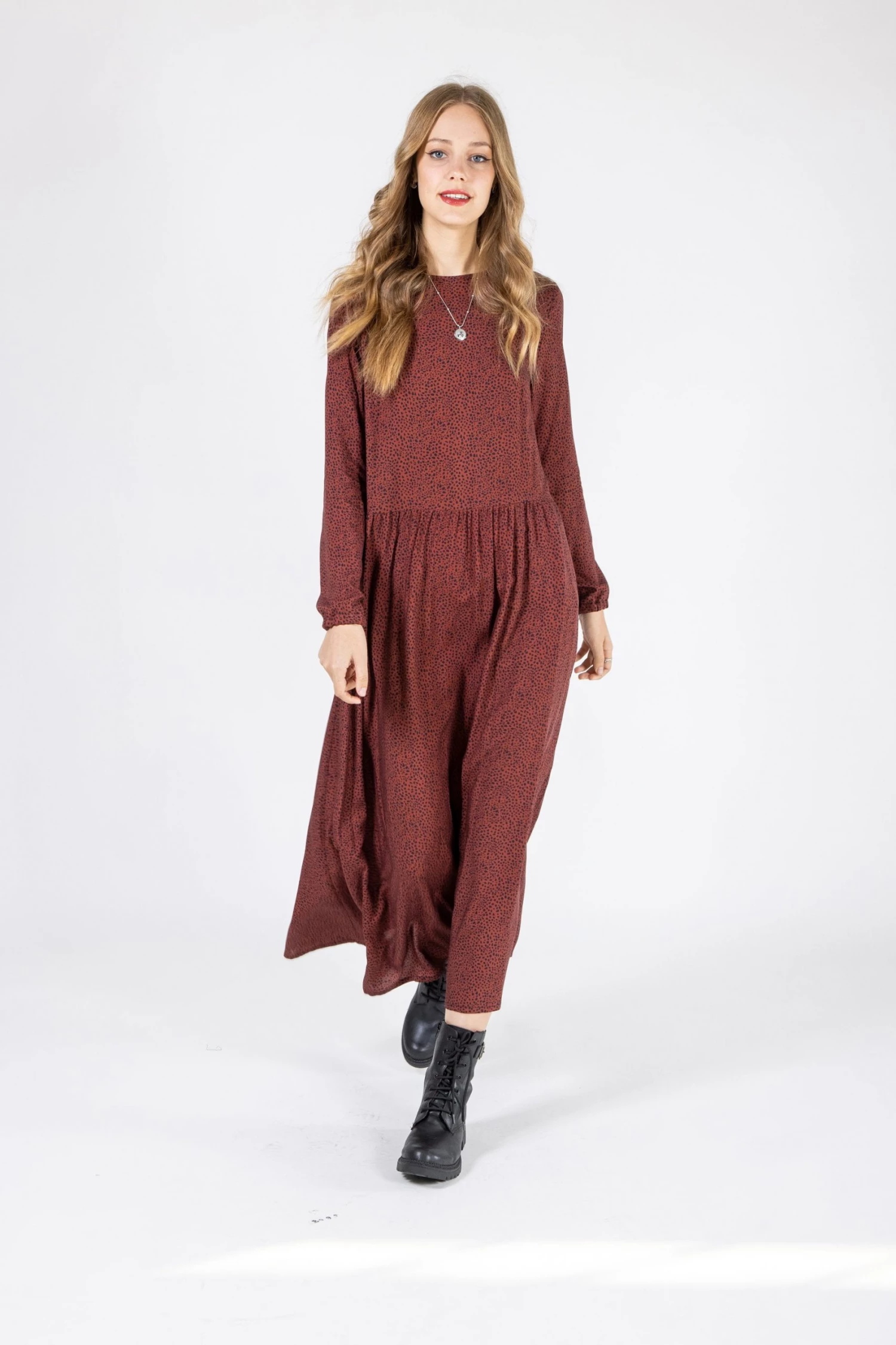 SHOKO Dress Daphne Chestnut Leo. Dresses 1 SHOKO Dress Daphne Chestnut Leo. Dresses