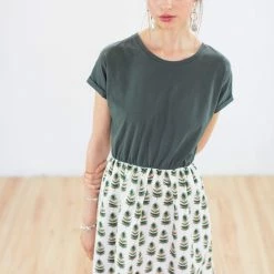 SHOKO Dress English Garden Olive Dresses 7 SHOKO Dress English Garden Olive Dresses