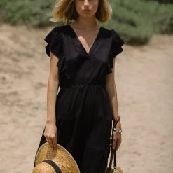 SHOKO Dress Francesca Black New In