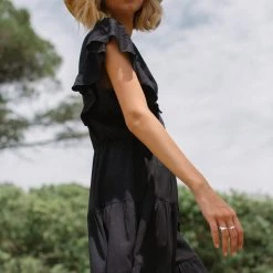 SHOKO Dress Francesca Black New In