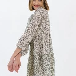 SHOKO Dress Glen Cream Floral 8 SHOKO Dress Glen Cream Floral