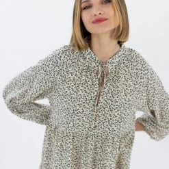 SHOKO Dress Glen Cream Floral 7 SHOKO Dress Glen Cream Floral