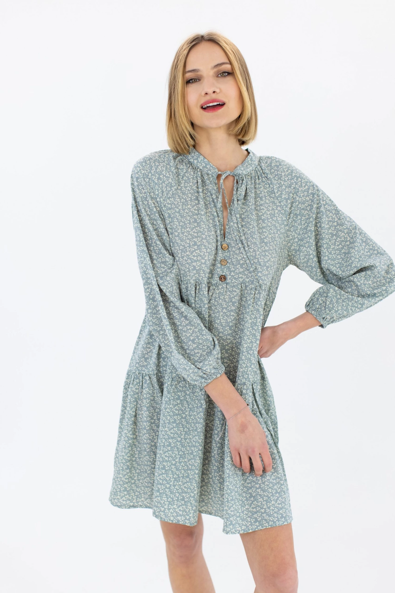 SHOKO Dresses Dress Glen Mint Floral 1 SHOKO Dresses Dress Glen Mint Floral