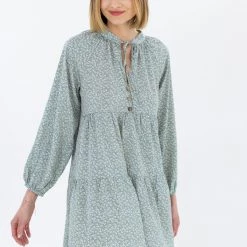 SHOKO Dresses Dress Glen Mint Floral 8 SHOKO Dresses Dress Glen Mint Floral