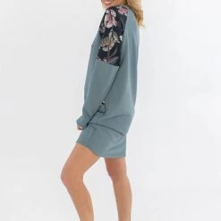 SHOKO Dresses Dress Isabell Petrol Orchid