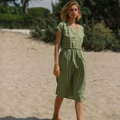 SHOKO New In Dress Jenny Olive