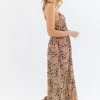 SHOKO Dress Khaleesi Black And Peach New In