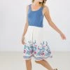 SHOKO Dresses Dress Lucy Blue Folk Floral.