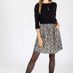 SHOKO Dresses Dress Luiza Black Floral.