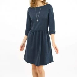 SHOKO Dresses Dress Luiza Dark Blue.