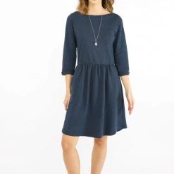 SHOKO Dresses Dress Luiza Dark Blue.