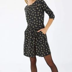 SHOKO Dress Luiza Flowers Grey.